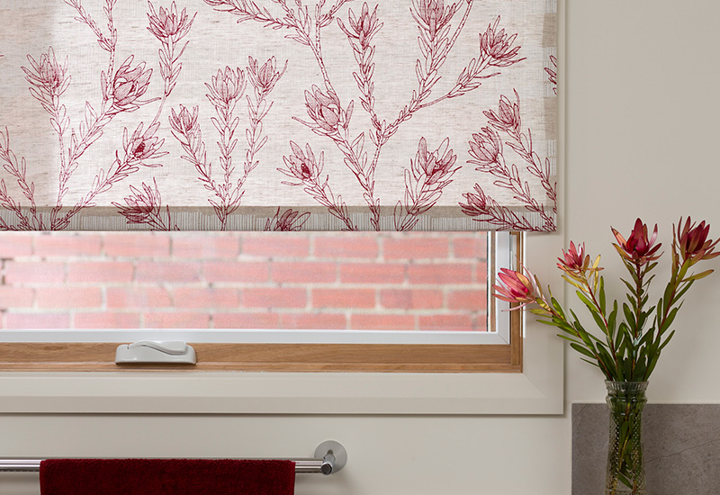 Roller Blinds custom made, handprinted Green Magazine