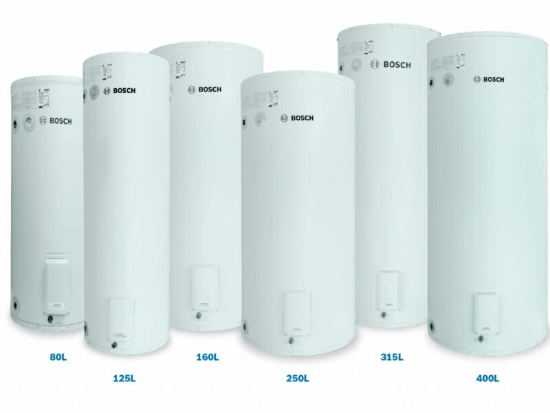 Bosch Tronic Electric Hot Water Storage Range green magazine