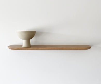 Lunar Floating Timber Shelf