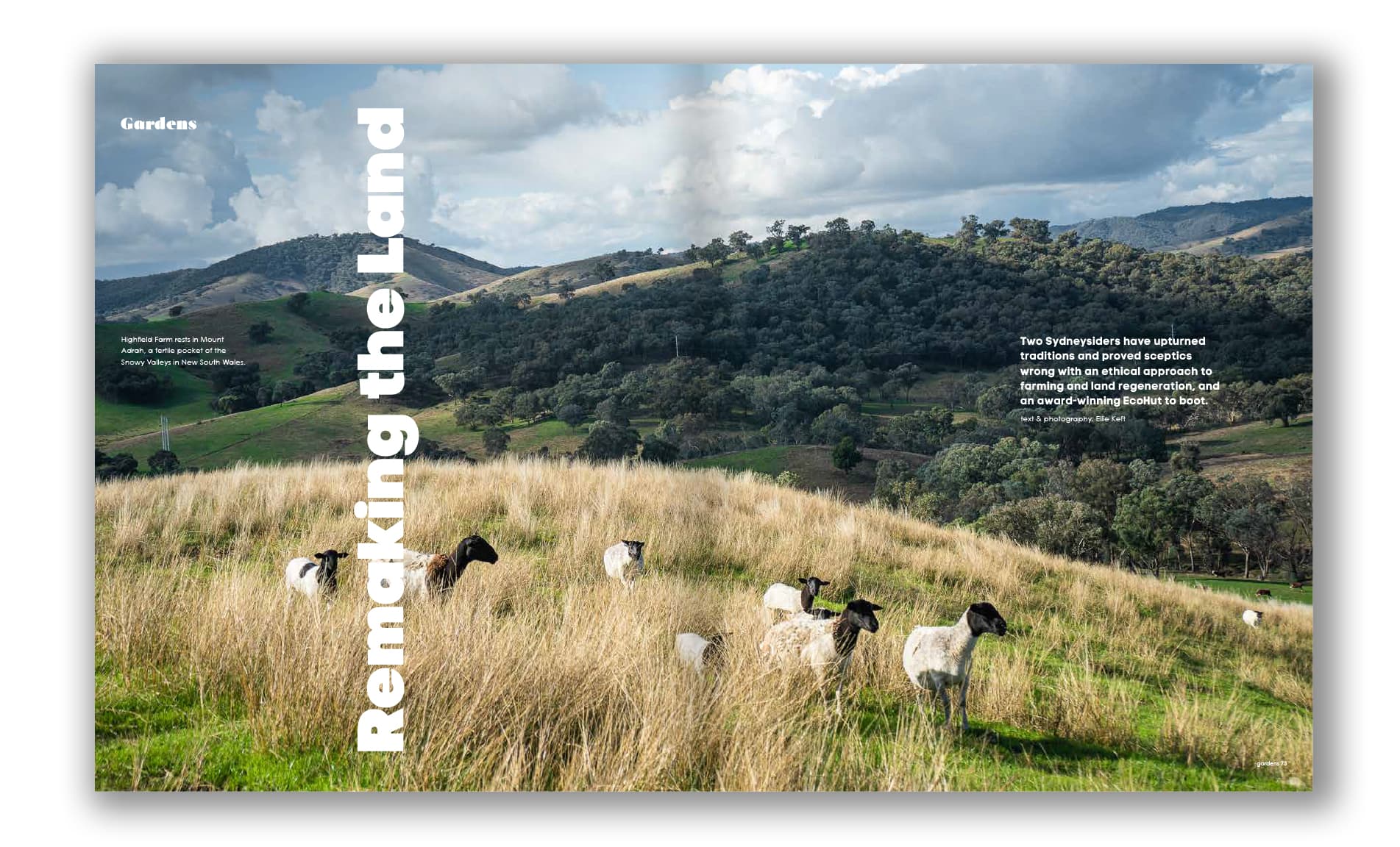 green magazine issue 86—garden feature—remaking the land