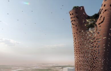 The Tower of Life by BAD - Built by Associative Data Dakar, Senegal