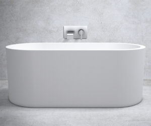 Allegra Bath in Diamond White