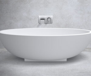 Haven Bath with Base in Diamond White