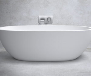 Sapphire Bath in Diamond White