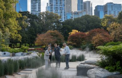 Victorian Emergency Services Memorial by Rush Wright Associates – photography by John Gollings