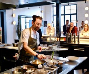 John Chantarasak cooking demo at GCC UK launch event | Owen Billcliffe Photography