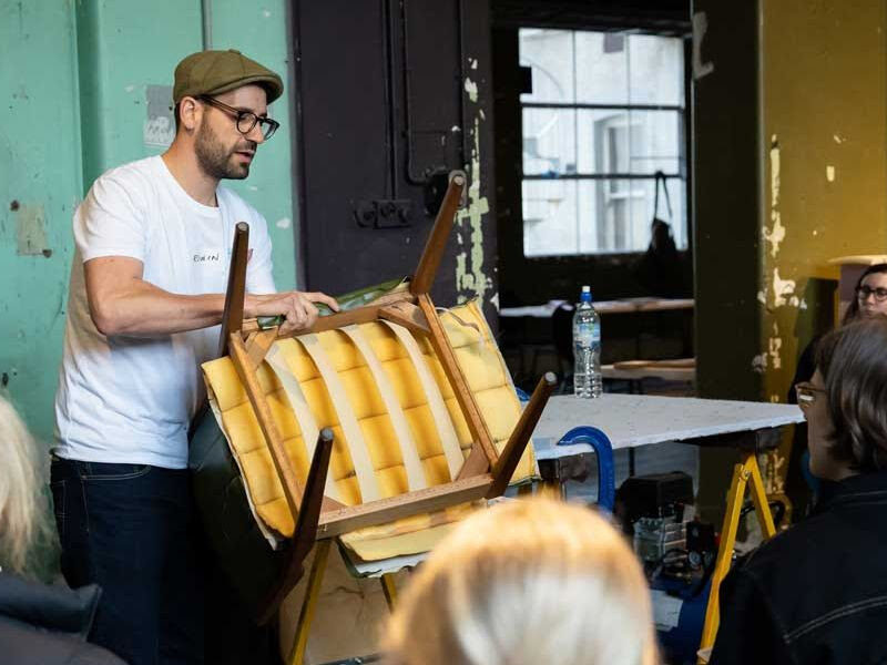 Edwin Fox Mid-Century Furniture Restoration Workshop at Walsh Street