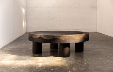 Design Tasmania, Tasmania Makes 25, Kate Bowman, Talus Table 3. Photo: Dearna Bond Photography