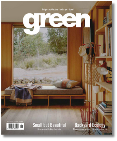 green magazine issue 105 - cover with transparent background