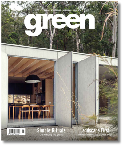 green magazine issue 106 transparent cover - landing page