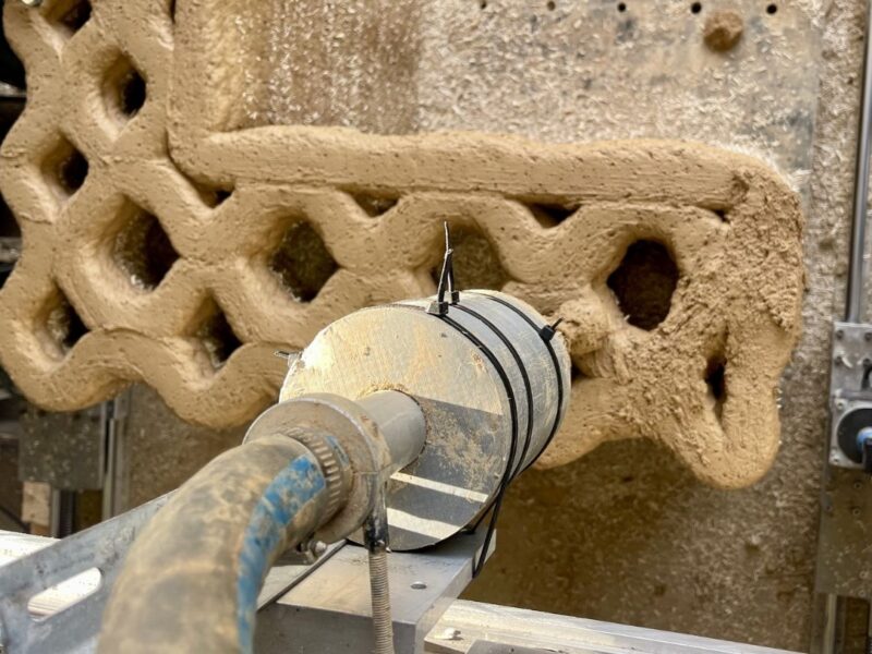 Swinburne researchers are using 3D printing with earth (image supplied).